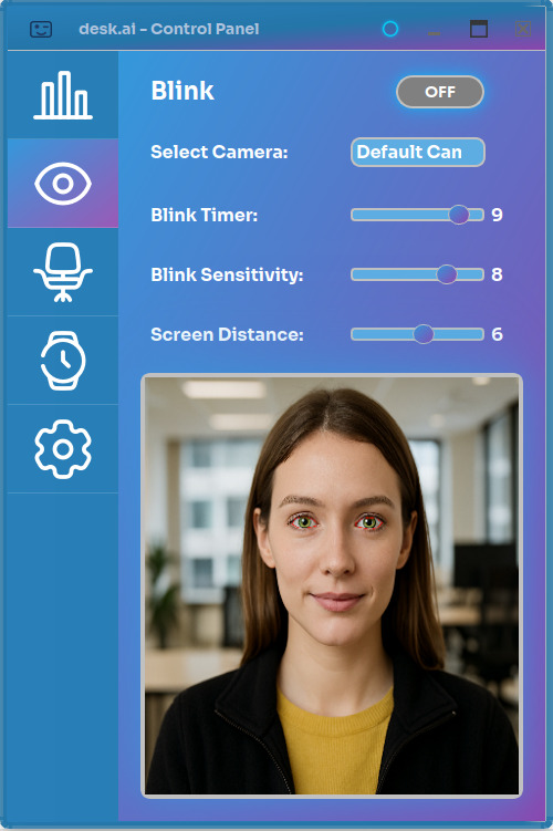 desk.ai app interface